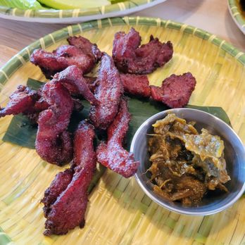 Padaek - Arlington - Beef Savanh (Lao beef jerky) - Laotian Near Me - Arlington, Virginia Padaek - Arlington - Beef Savanh (Lao beef jerky) - Laotian Near Me - Arlington, Virginia