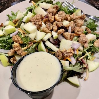 Hon-Dah - Apple & Walnut Salad. Yummy dressing. So filling. I was determined to finish this plate full. - Hotels Near Me - Pinetop, Arizona Hon-Dah - Apple & Walnut Salad. Yummy dressing. So filling. I was determined to finish this plate full. - Hotels Near Me - Pinetop, Arizona