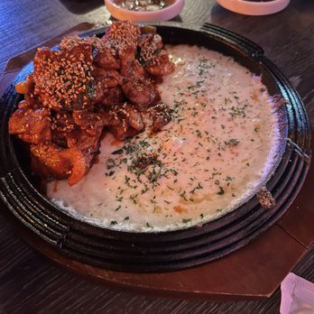 Hanshin Pocha - Pork Mozzarella Cheese Fondue - Korean Near Me - Irvine, California Hanshin Pocha - Pork Mozzarella Cheese Fondue - Korean Near Me - Irvine, California
