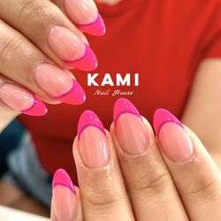 Kami Nail House - Gel X w/ double French design ( summer nails)