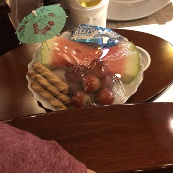Happy Nails - My snack tray after I selected the Milk/honey pedicure - Nail Salons Near Me - Woodbridge, Virginia