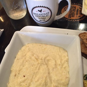 Breakfast Republic - Side of creamy, cheesy grits = devine! - Breakfast & Brunch Near Me - Encinitas, California Breakfast Republic - Side of creamy, cheesy grits = devine! - Breakfast & Brunch Near Me - Encinitas, California