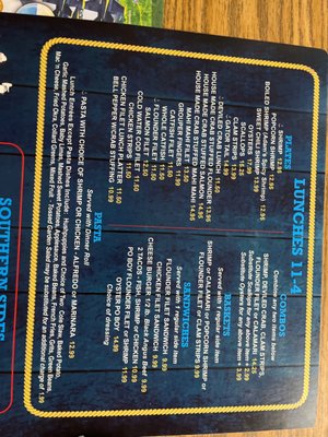 Menu photo 3 Cedar River Seafood Starke, FL