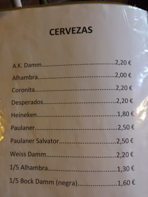 Menu photo 3 La Bellota Valencia, V