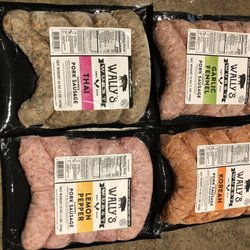 Wally's Wurst - Amazing sausages. We got them for a party and what a hit. These have amazing flavor.