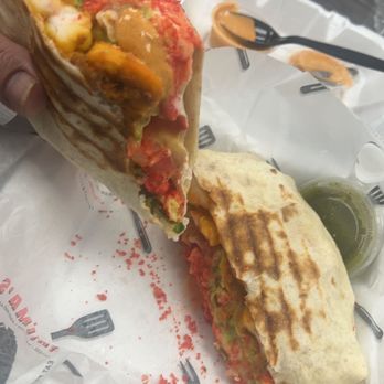 Fatima's Grill - Shrimp Crunch Wrap - Mediterranean Near Me - Downey, California