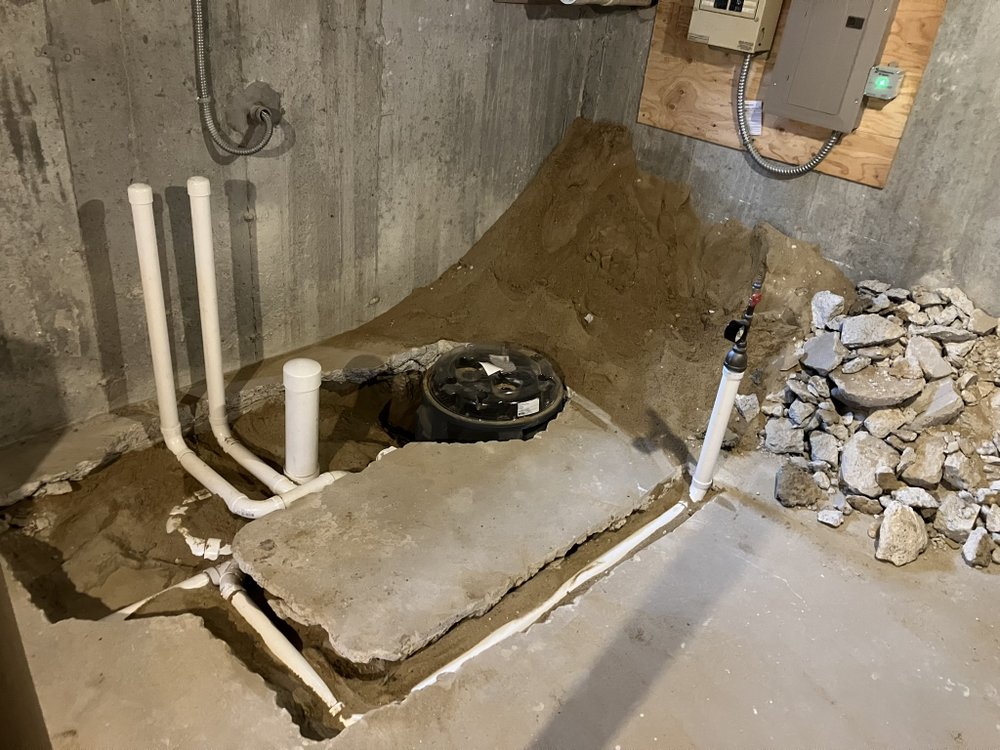 Slide of Old School Plumbing and Heating