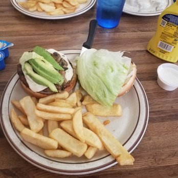 Almond Tree Restaurant & Lounge - Mushroom burger with avocado. - Lounges Near Me - Atwater, California Almond Tree Restaurant & Lounge - Mushroom burger with avocado. - Lounges Near Me - Atwater, California
