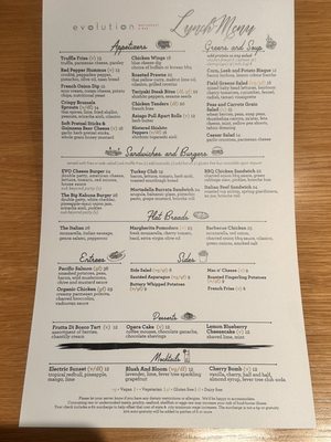 Menu photo 1 Evolution Bar & Cafe Santa Clara, CA