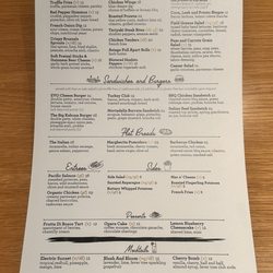 Evolution Bar & Cafe - Menu - June 2025