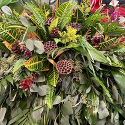 Chapman's Florist - A casket spray for those that like nature