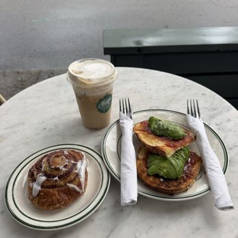 Vintage Coffee Cafe - Avocado Toast and cinnamon roll and salted maple latte - Coffee & Tea Near Me - Mount Pleasant, South Carolina Vintage Coffee Cafe - Avocado Toast and cinnamon roll and salted maple latte - Coffee & Tea Near Me - Mount Pleasant, South Carolina