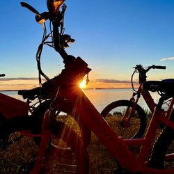 Tampa Bay eBikes - Taking in the beautiful landscape on a electric bicycle! Love getting out and exploring on two wheels! #sunset #ride