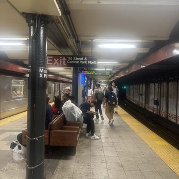 MTA -- 110th St Central Park North - Platform - Trains Near Me - New York, New York MTA -- 110th St Central Park North - Platform - Trains Near Me - New York, New York