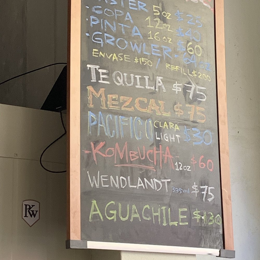 Cueva del Diablo - Menu! CHEAP! Prices in pesos. - Breweries Near Me - Mazatlán, SIN