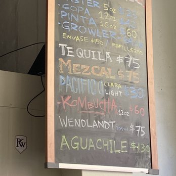 Cueva del Diablo - Menu! CHEAP! Prices in pesos. - Breweries Near Me - Mazatlán, SIN
