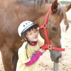 Clare's Riding Club - Hannah getting love.