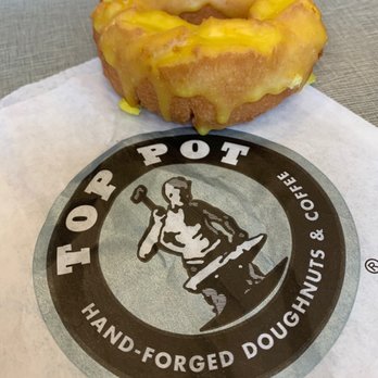 Top Pot Doughnuts - Old fashioned lemon - Donuts Near Me - Seattle, Washington