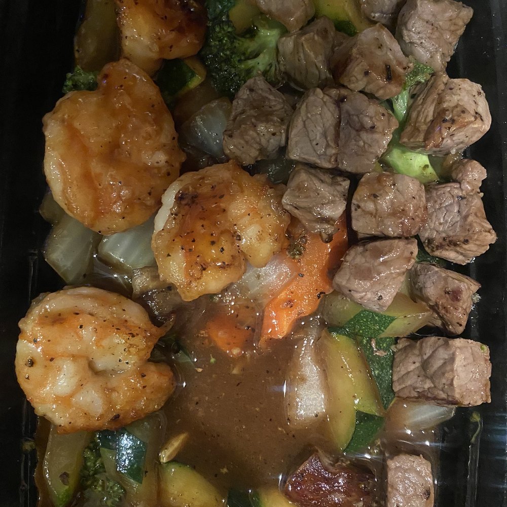Chicken and shrimp Hibachi Chicken and shrimp Hibachi