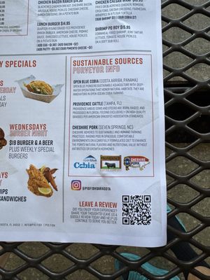 Menu photo 1 PigFish Sarasota, FL