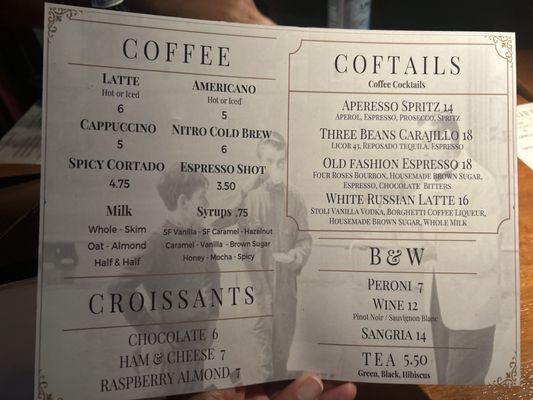 Menu photo 2 Three Beans Cafe Scottsdale, AZ Menu photo 2 Three Beans Cafe Scottsdale, AZ