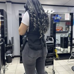 Luigy's Beauty Salon - Hair extension in and curls done