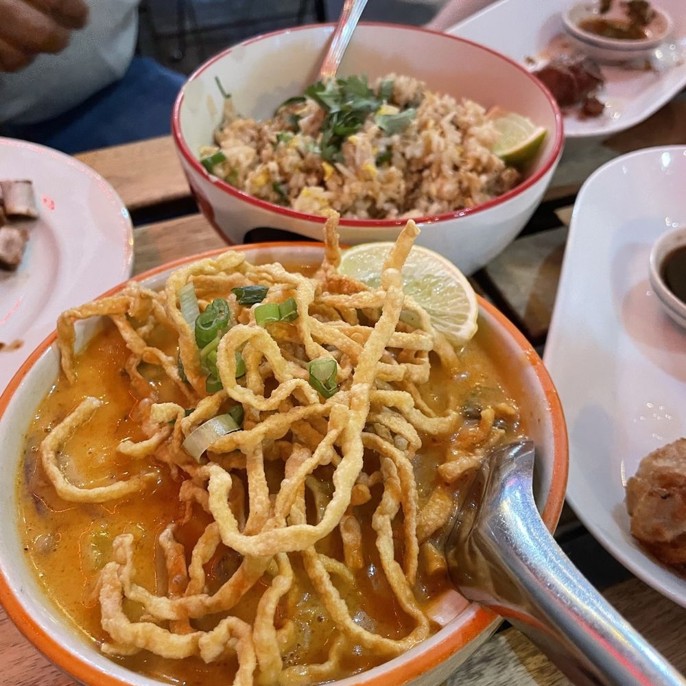Lung Yai Thai Tapas - Khao Soi w/ Beef and crab fried rice - Tapas/Small Plates Near Me - Miami, Florida Lung Yai Thai Tapas - Khao Soi w/ Beef and crab fried rice - Tapas/Small Plates Near Me - Miami, Florida