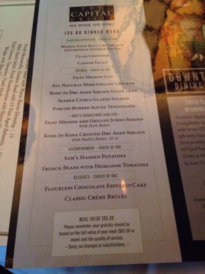 Menu photo 6 The Capital Grille Milwaukee, WI Menu photo 6 The Capital Grille Milwaukee, WI