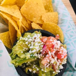 Chips and guacamole. Chips and guacamole.