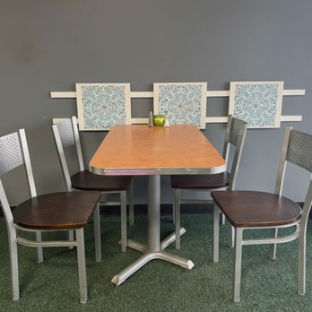 Golden Falafel - One of the dining tables - Falafel Near Me - Denver, Colorado