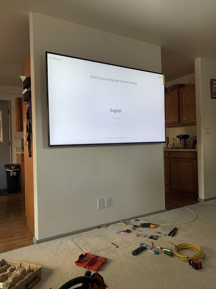 How do you mount a TV without cable management kits? r/hometheater