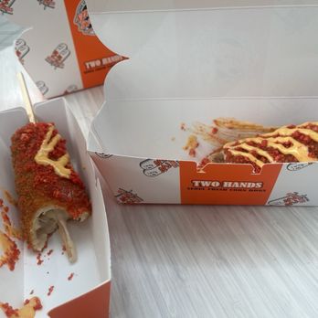 Two Hands Corn Dogs - Fast Food Near Me - Lakewood, California Two Hands Corn Dogs - Fast Food Near Me - Lakewood, California