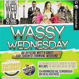 They have a party tonight to celebrate the kick off of Caribana!