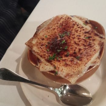 Escargot Bistro - French onion soup - French Near Me - Oakland Park, Florida