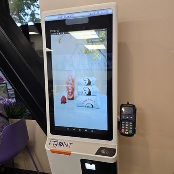 Rice Bites - Cell service kiosk if you want to order on your own - Juice Bars & Smoothies Near Me - Sacramento, California
