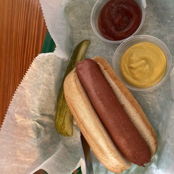 Ann O'Malley's - Hot Dog plain for Ayden - Irish Pub Near Me - St. Augustine, Florida