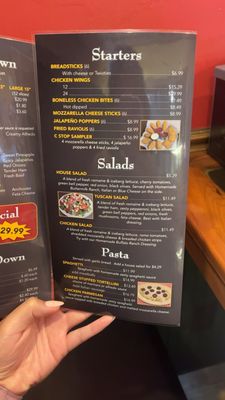 Menu photo 4 C Stop Pizza Panguitch, UT