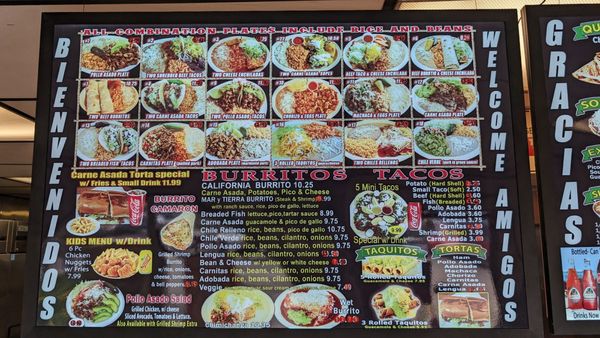 Menu photo 7 Tacos Frida Huntington Beach, CA