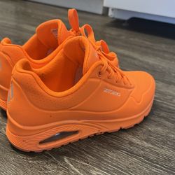 Craftsman Auto Care- Fairfax - The owner, Matt, loved my shoes! I told him that I knew their colors are orange & blue, and decided to where these because of that!