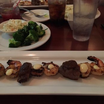 Little Galapagos - Seafood and steak skewer. Had a side of cole claw and a broccoli/ spinach mix. Definitely a keeper. - Seafood Near Me - New London, Connecticut Little Galapagos - Seafood and steak skewer. Had a side of cole claw and a broccoli/ spinach mix. Definitely a keeper. - Seafood Near Me - New London, Connecticut