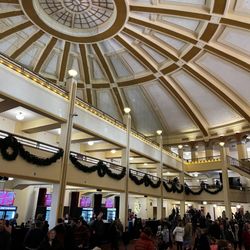 Miller High Life Theatre - The lobby is architecturally beautiful, although it is hard to tell if it is old or new.