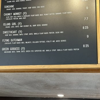 Badfish Coffee & Tea - Smoothie menu - Coffee & Tea Near Me - Orangevale, California