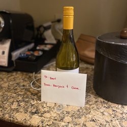 Complimentary bottle of birthday wine;