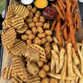 Spring Lake Tap House - "My GF Isn't Hungry" board with house-made sauces - American Near Me - Spring Lake, New Jersey Spring Lake Tap House - "My GF Isn't Hungry" board with house-made sauces - American Near Me - Spring Lake, New Jersey