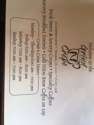 Menu photo 8 Grind N Crepe Occoquan, VA Menu photo 8 Grind N Crepe Occoquan, VA
