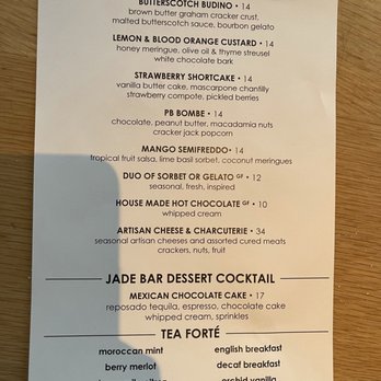 Elements - dessert menu May 2021 - New American Near Me - Paradise Valley, Arizona Elements - dessert menu May 2021 - New American Near Me - Paradise Valley, Arizona