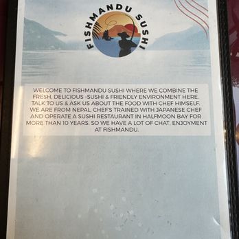 Fishmandu Sushi - Menu - Sushi Bars Near Me - San Francisco, California