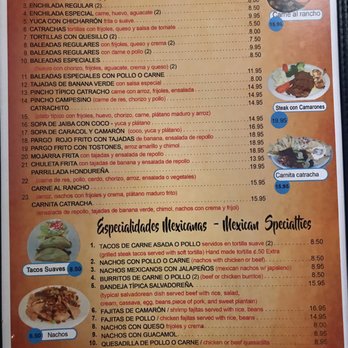 La Costa Del Sol - Appetizers, Main Courses, Dessert - Salvadoran Near Me - Freeport, New York