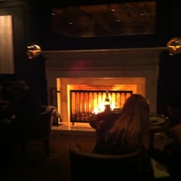 The Fireplace in the main room, Just beautiful.  A great chill lounge, with a great energy.