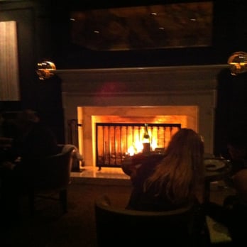 Bar & Lounge - The Fireplace in the main room, Just beautiful.  A great chill lounge, with a great energy. - Lounges Near Me - Los Angeles, California